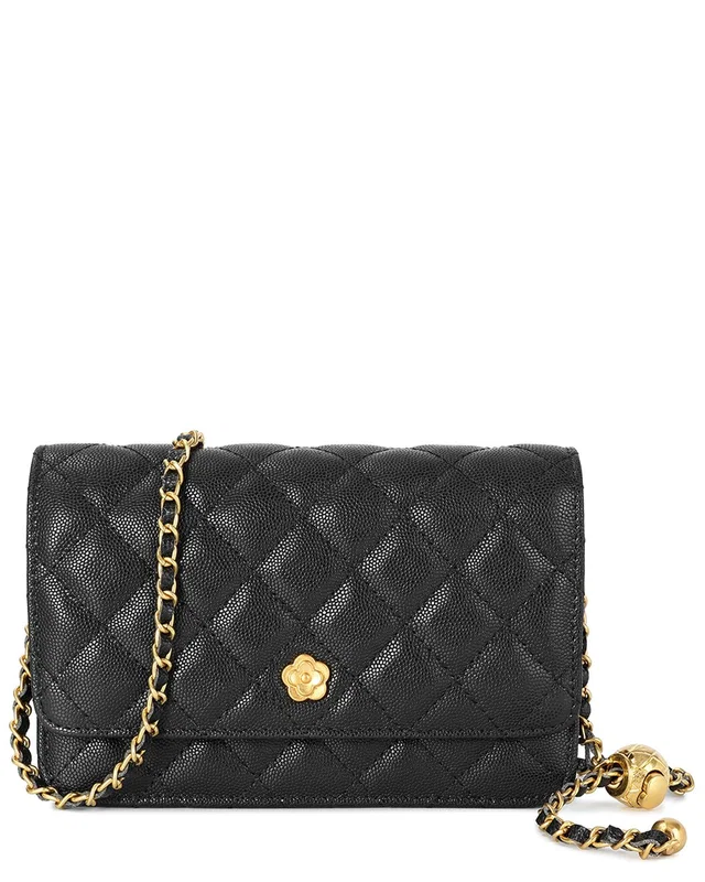 Tiffany & Fred Paris Quilted Caviar Leather Crossbody, image 1 of 1 from Rue La La