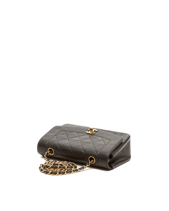 Chanel CC Medium Diana Flap Bag in Woven leather from A Retro Tale, photo 4 of 11