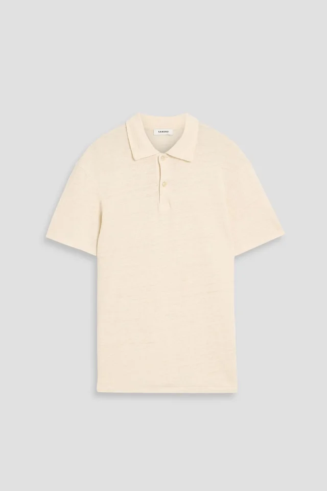 Sandro Linen Polo Shirt from THE OUTNET, photo 1 of 1