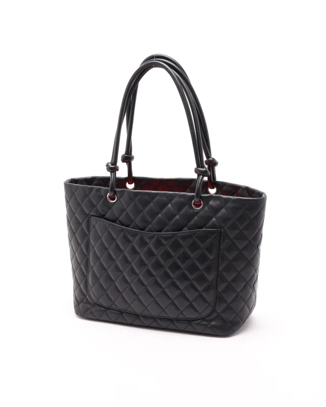 Chanel Quilted Cambon Tote Bag in Calfskin from A Retro Tale, photo 3 of 11