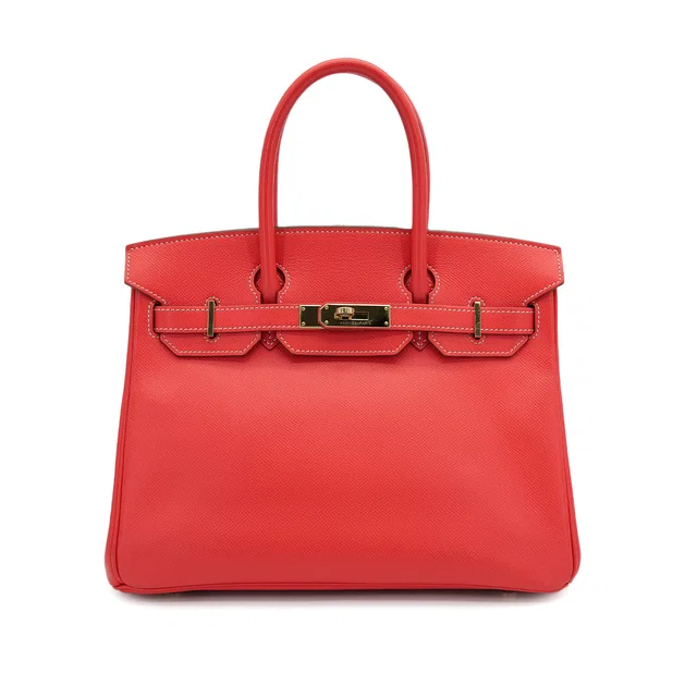 Hermès Candy Birkin 30 Rose Jaipur Gold Veau Epsom Hand Bag □P Gold Hardware in Pink Epsom leather from Luxury Promise
