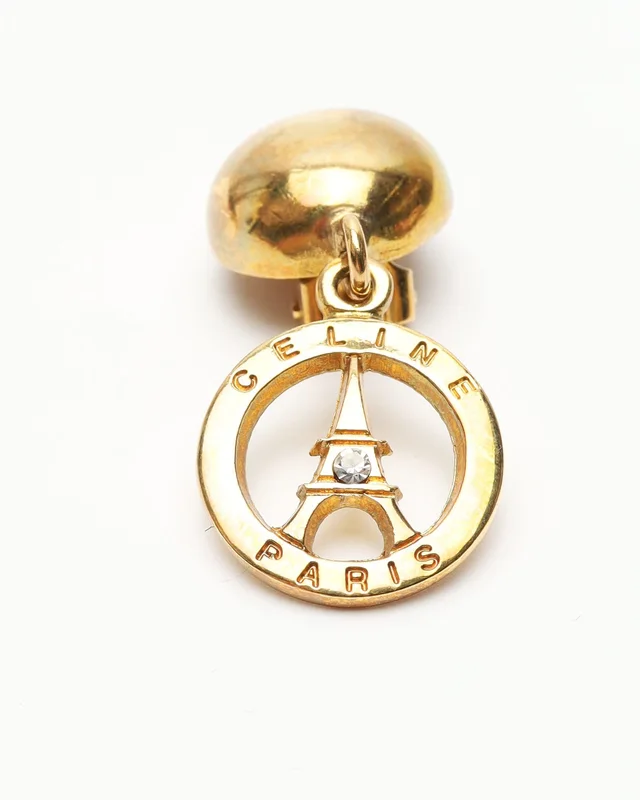 Celine Eiffel Tower Clip-on Earrings from A Retro Tale, photo 5 of 5