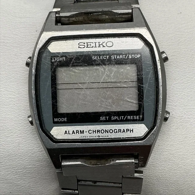 Seiko Vintage A934-5009 Mens Watch 33mm Chronograph For Parts Not Running in silver|neutral|gray|brown from Poshmark