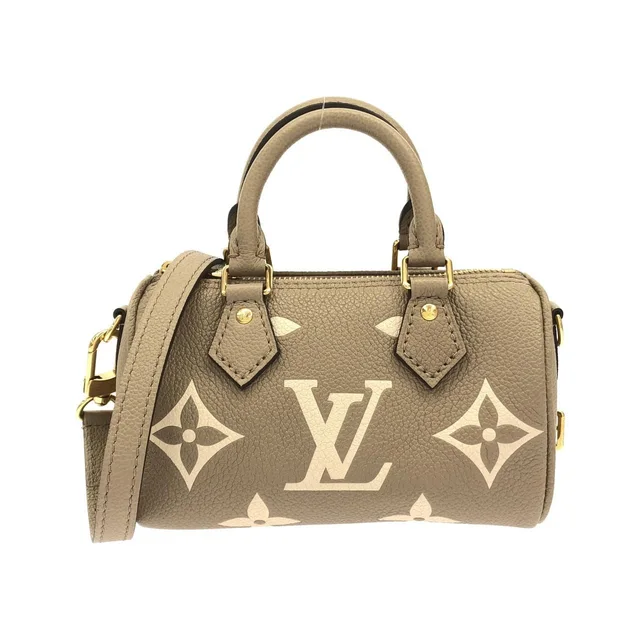 Louis Vuitton Bicolor Monogram Empreinte Nano Speedy Boston Bag from The Reluxe