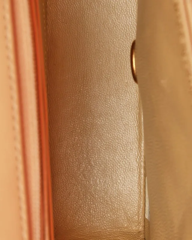 Chanel Mini Square Single Top Handle Flap Bag in Leather from A Retro Tale, photo 10 of 12