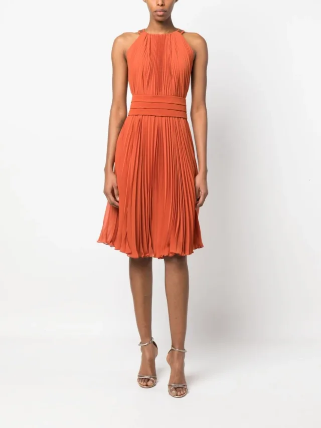 Max Mara Pianoforte Pleaterd Midi Dress, photo 6 of 6 from Balardi