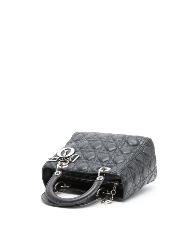 Medium Lady Dior Bag in Leather from A Retro Tale, photo 4 of 10