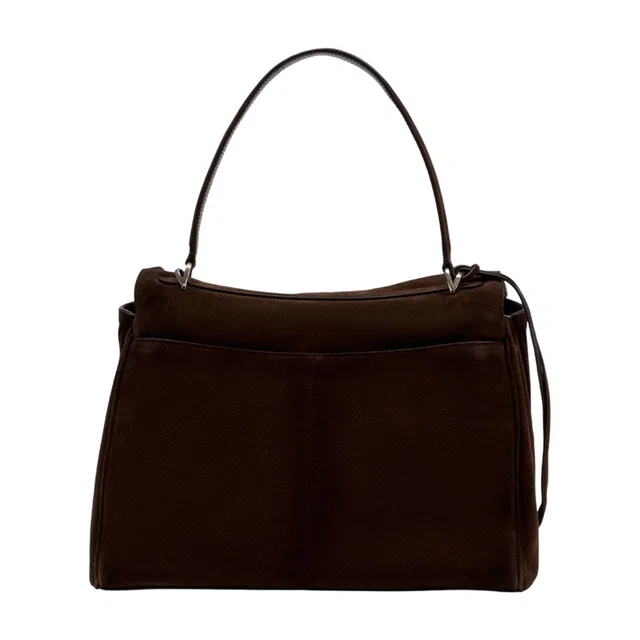 Balenciaga Rodeo Top Handle Bag — Brown Calfskin in Brown Calfskin from HEWI
