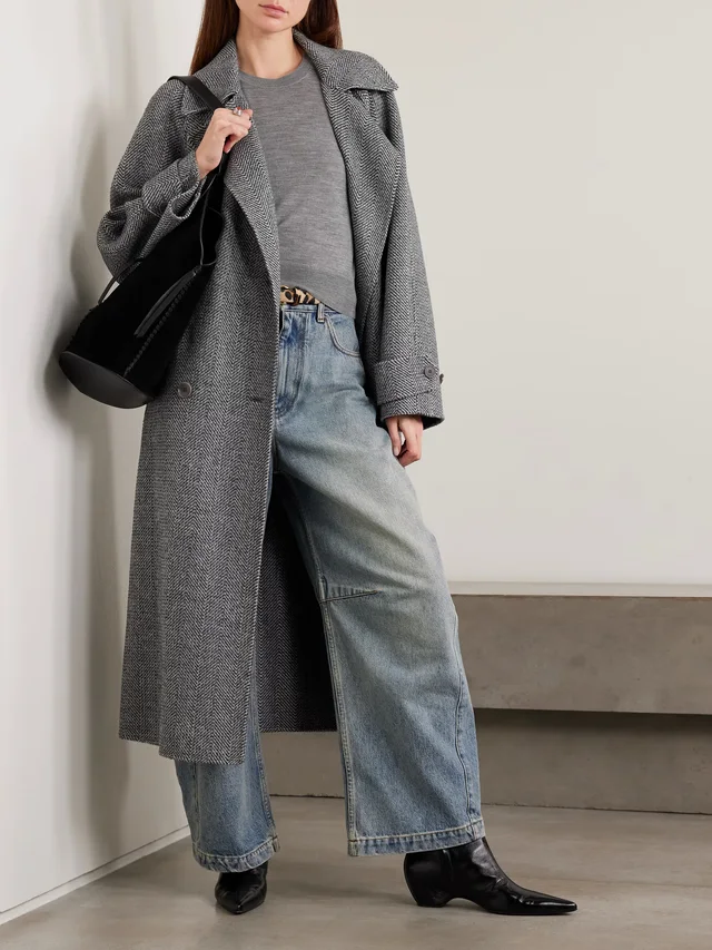 NILI LOTAN Leilani merino wool top in Grey, photo 2 of 2 from NET-A-PORTER (Canada)