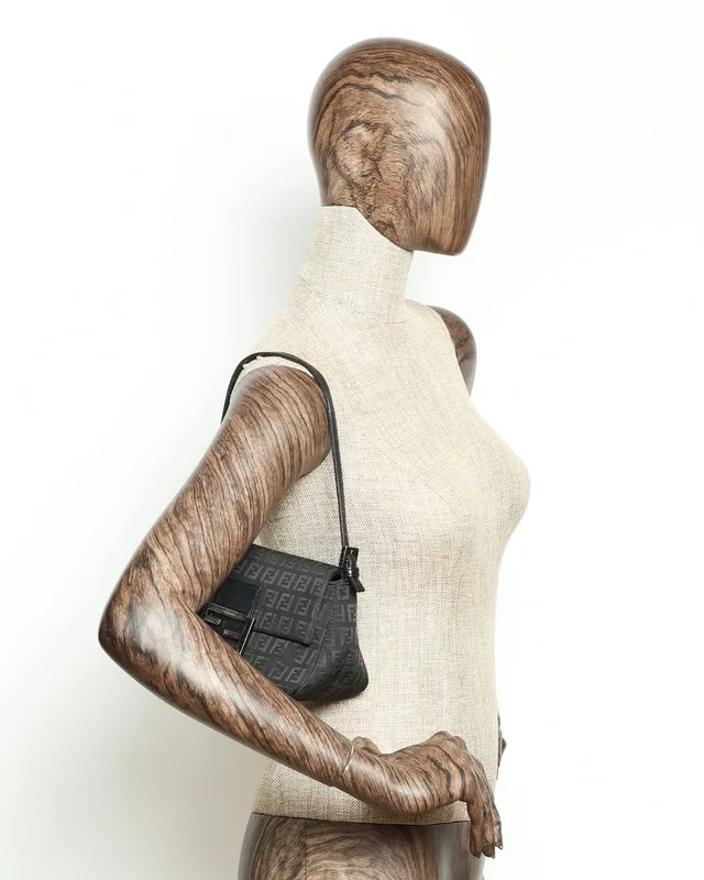 Fendi Small Zucchino Mama Bag in Canvas from A Retro Tale, photo 10 of 10