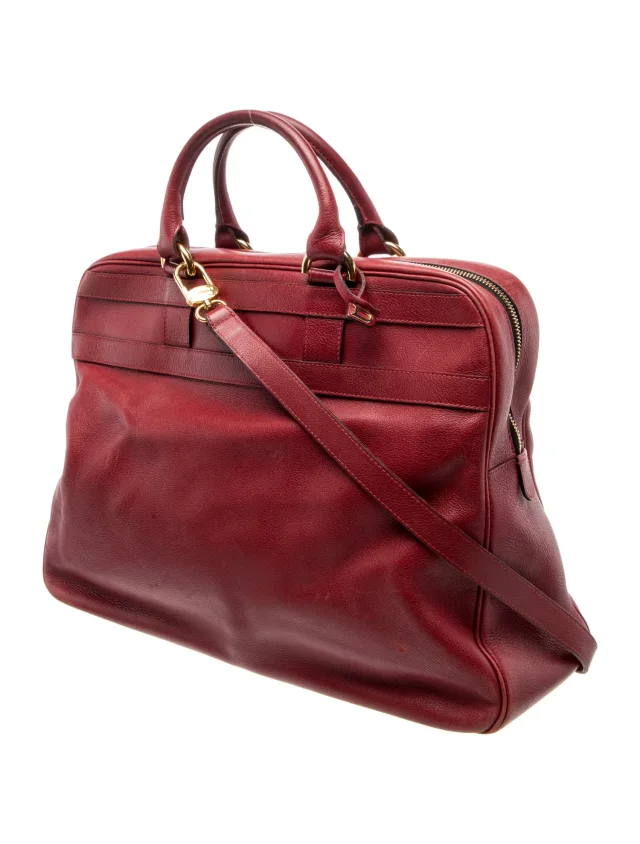 Delvaux Top Handle Bag in Leather from The RealReal, photo 3 of 6