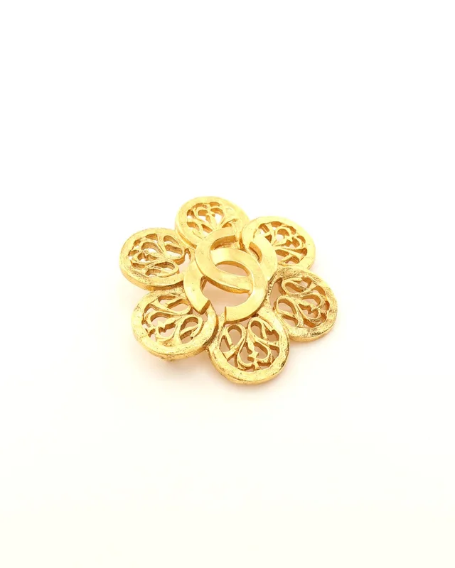 Chanel Coco Mark Brooch in Cashmere from A Retro Tale, photo 2 of 3