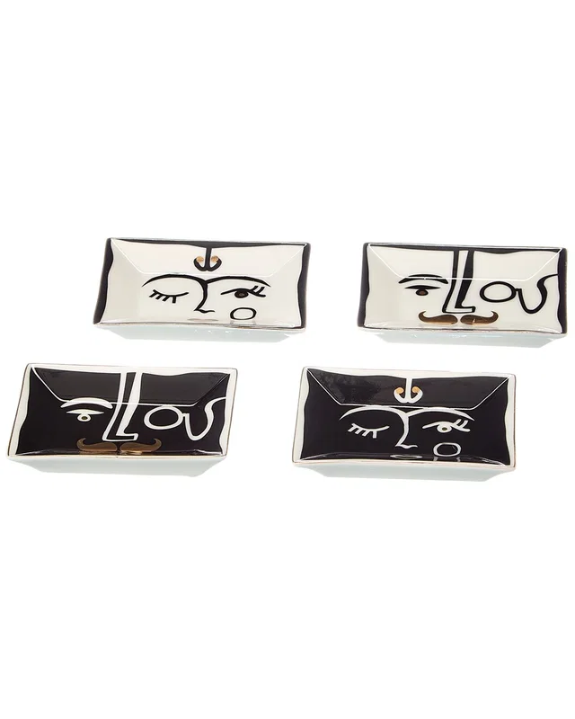 Jonathan Adler Set Of 4 Marseilles Petite Tray, image 1 of 1 from Rue La La