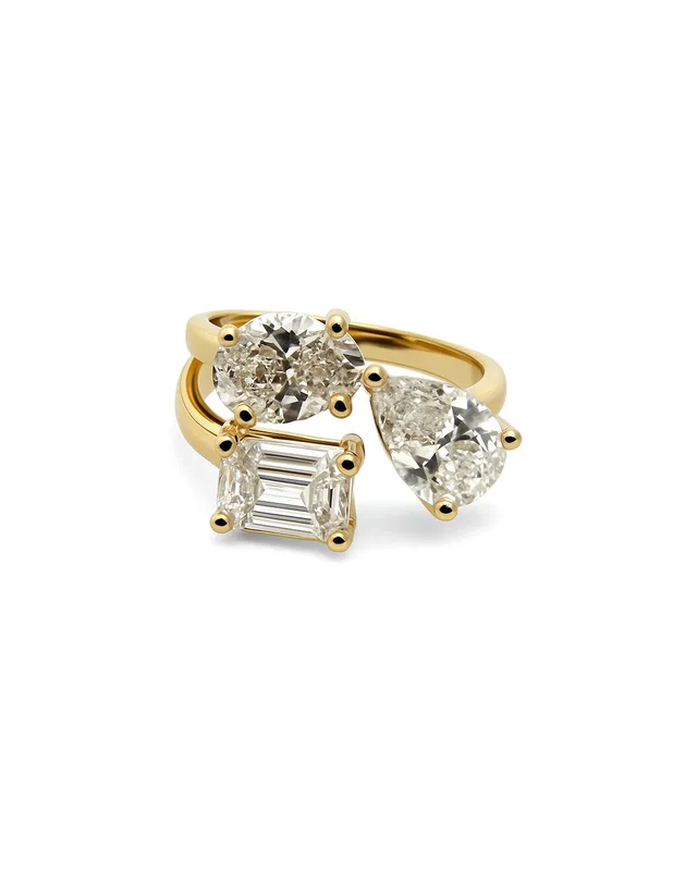 Prince Diamond & Jewelry 14K 3.34 ct. tw. Lab-Grown Diamond Multi-Stone Ring, image 1 of 1 from Rue La La