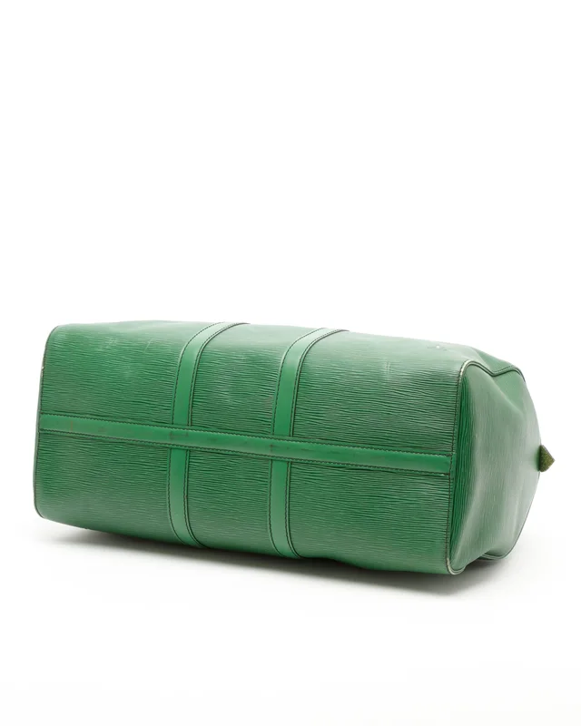 Louis Vuitton Epi Keepall 45 Weekend Bag in Suede from A Retro Tale, photo 4 of 11