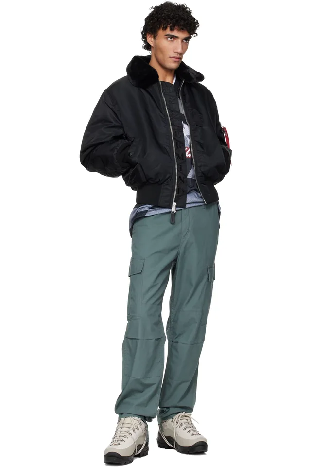 Carhartt Work In Progress Green Regular Cargo Pants, photo 4 of 4 from SSENSE