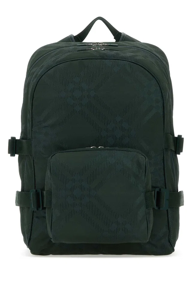 Burberry Backpack — Green in Green Nylon from HEWI
