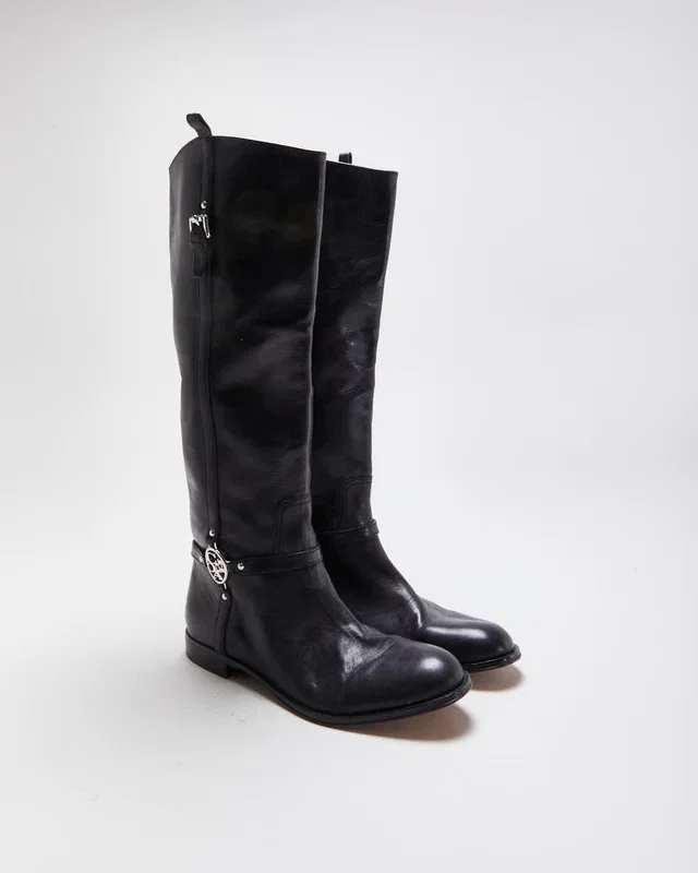 Vintage 00s Coach Riding Boots - UK5.5 from Rokit Vintage