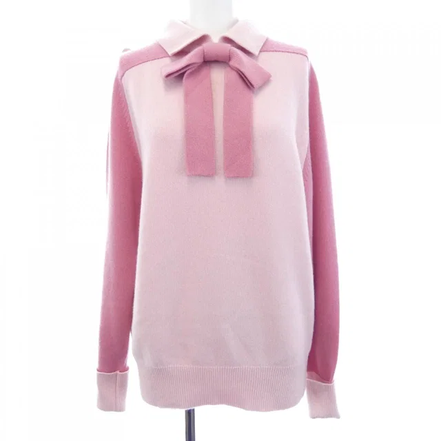 Chanel Vintage Ribbon Knit Sweater in Cashmere from The Reluxe