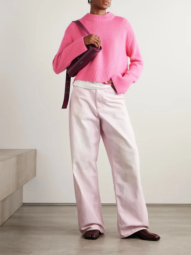 LISA YANG Sony cashmere sweater in Pink, photo 2 of 2 from NET-A-PORTER (Canada)