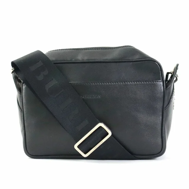 Burberry Crossbody Shoulder Bag Leather Black in black Leather from Poshmark