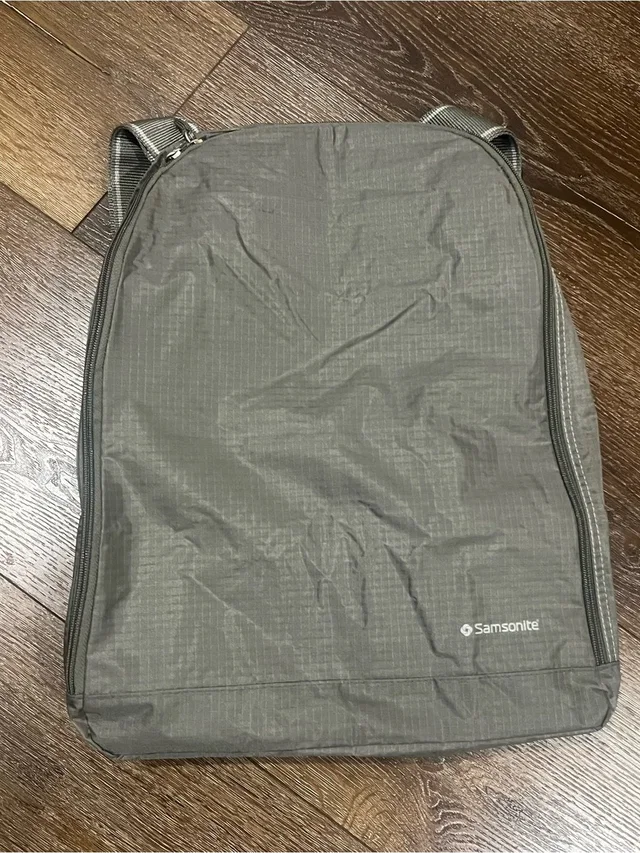 Samsonite Men's Gray Backpack Nylon With Subtle Logo in silver|gray Nylon from Poshmark
