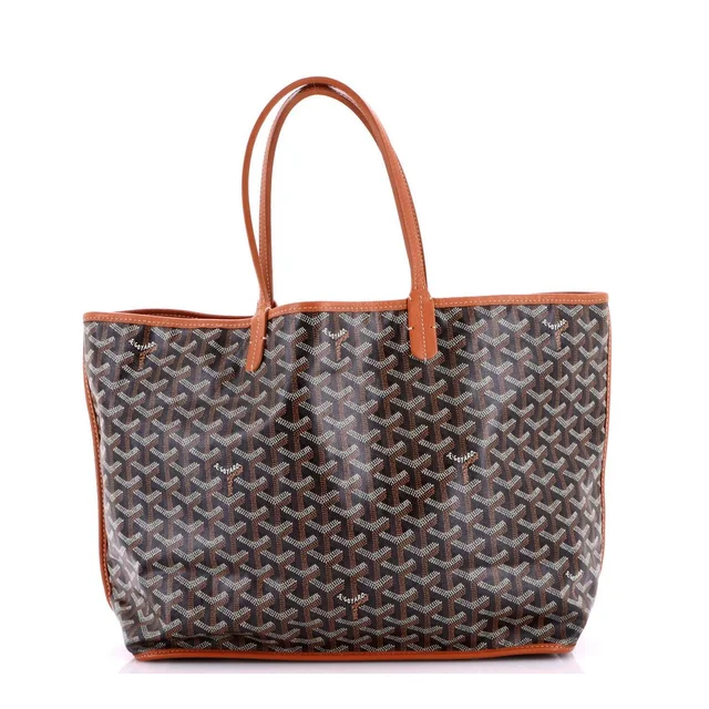 Goyard Pm Anjou Reversible Tote Coated Canvas in black|brown|red Coated canvas from Poshmark, photo 1 of 1