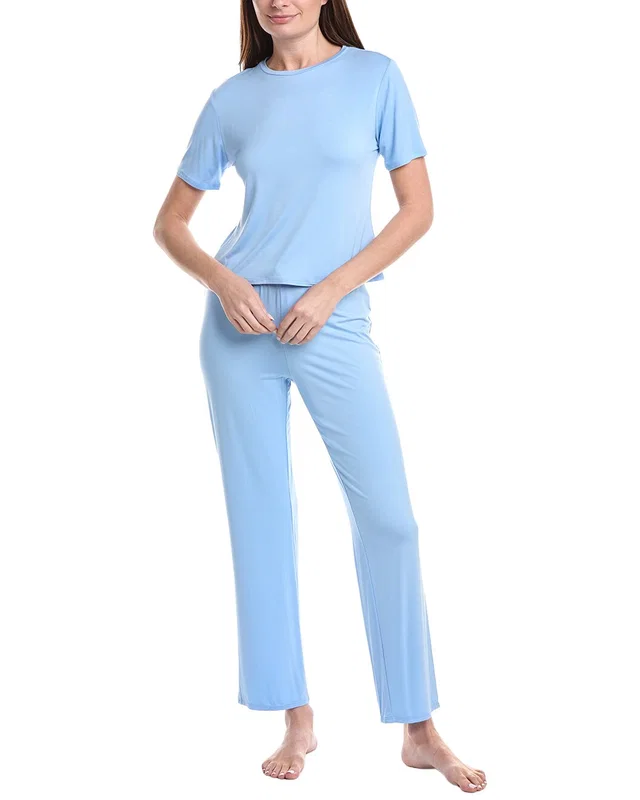 Natori Feather Essentials Crewneck PJ Set, image 1 of 1 from Gilt