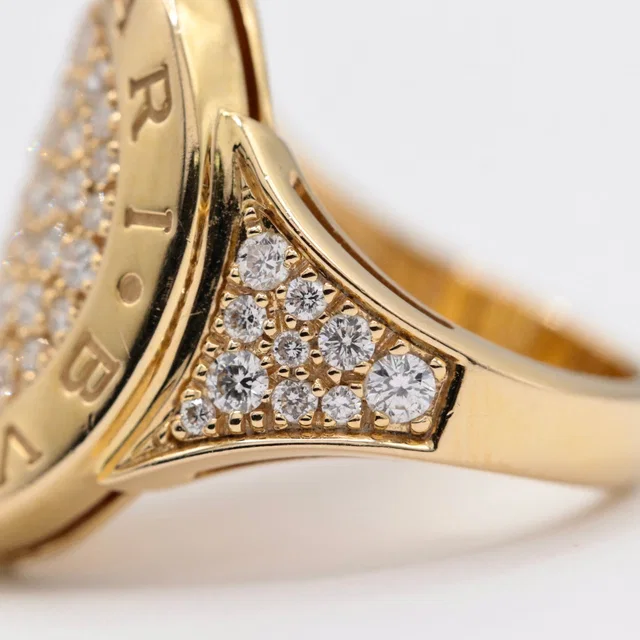 Bvlgari Bvlgari Revanting Au750 Diamond Ring Size 8 from LuxUness
