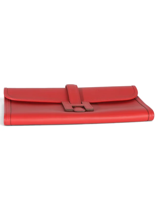 Hermès Rouge Tomate Evercolor Jige Elan 29 in Red Leather from Season 2 Consign, photo 5 of 8