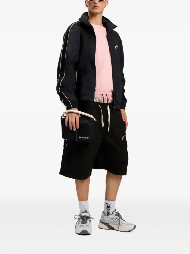 Palm Angels logo striped windbreaker, photo 2 of 2 from FARFETCH