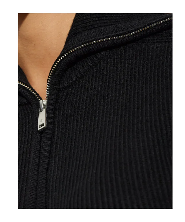 Anine Bing Half-zip high-neck ribbed dress, photo 4 of 4 from SENSER