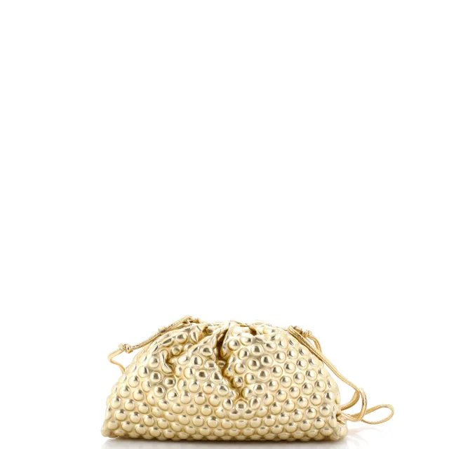 Bottega Veneta The Pouch Bubble Wrap Textured Leather Mini in Leather from Rebag, photo 3 of 6