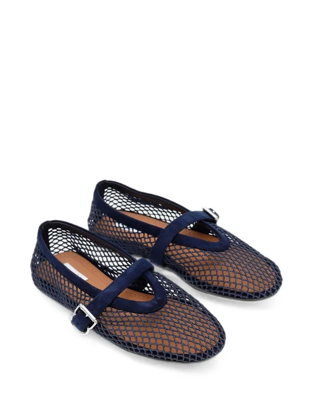 Alaïa Buckle Fastened Ballet Flats, photo 2 of 3 from SENSER