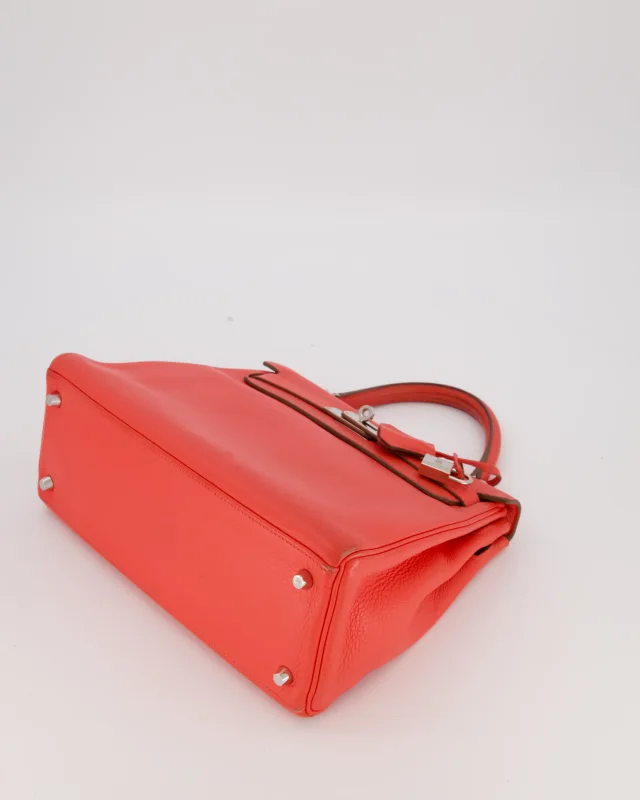 Hermès Kelly 28 Retourne Bag in Pink Togo leather from Sellier, photo 20 of 20