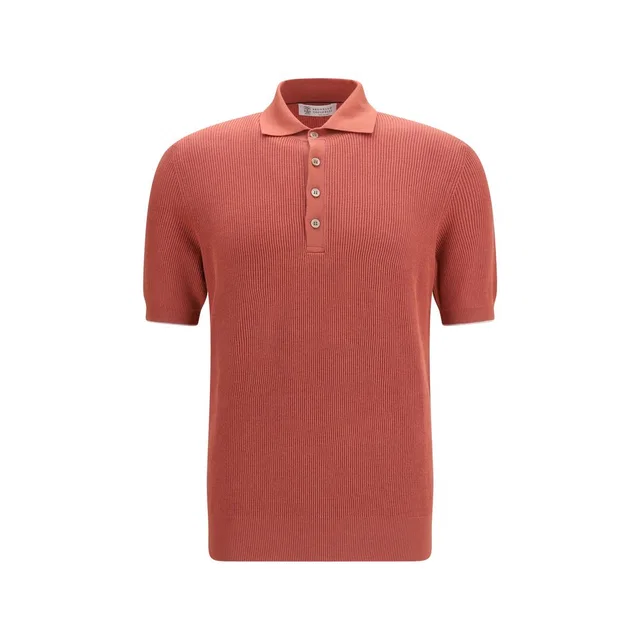 Brunello Cucinelli Multicolor Cotton Polo Shirt in Multicolor from HEWI