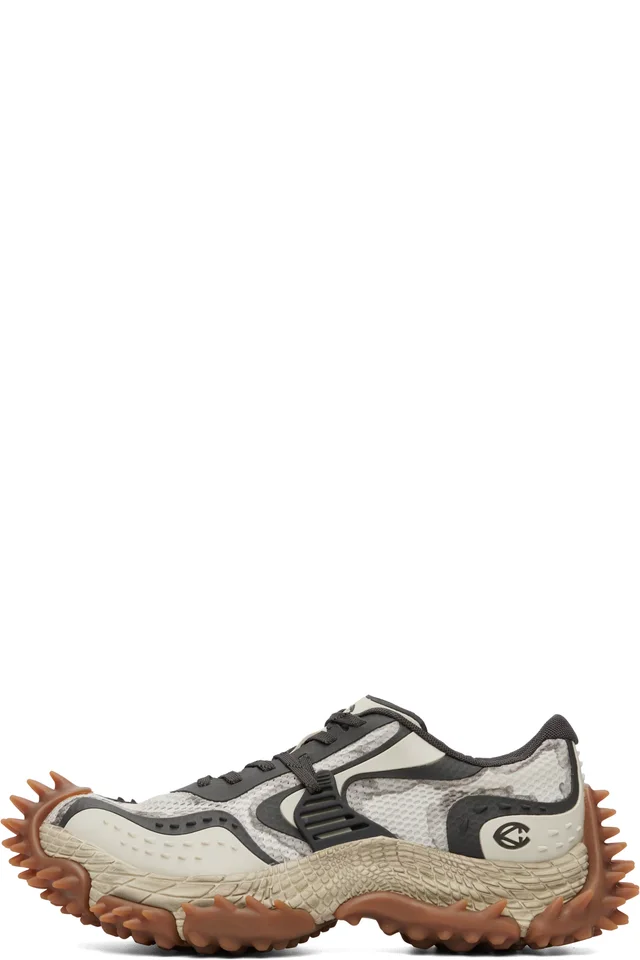CAMPERLAB Gray & Off-White Tornado Sneakers, photo 3 of 5 from SSENSE