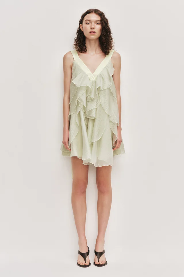 AJE Athena Mini Dress in Green from Aje, photo 1 of 1