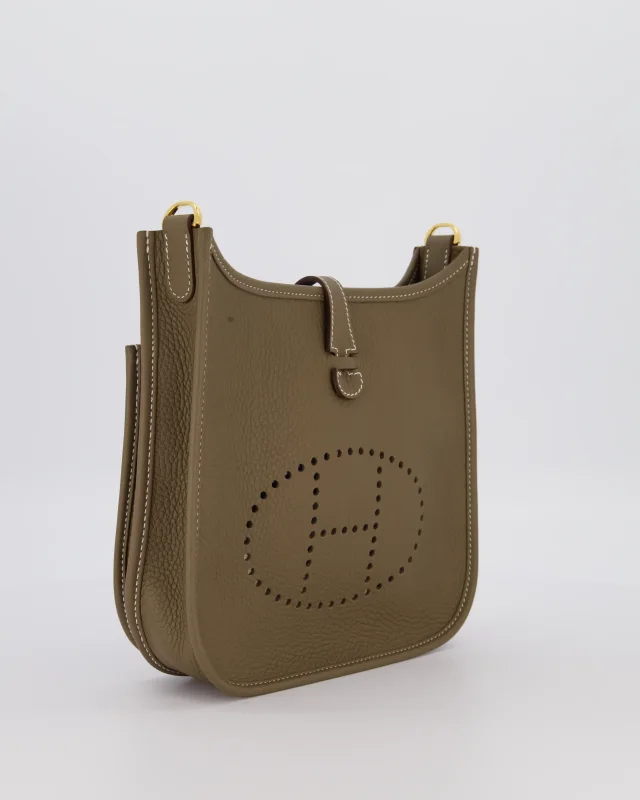 Hermès Evelyne III 23 Bag in Taupe Clemence leather from Sellier, photo 4 of 19