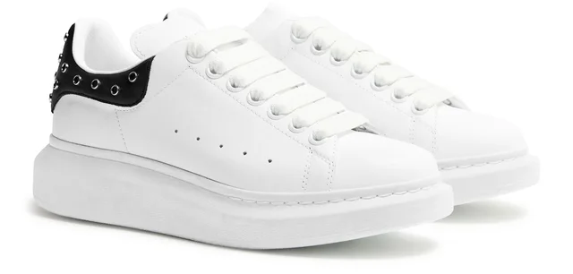MCQUEEN Oversized rubber sneakers in White Calf leather, photo 3 of 8 from 24S (US)