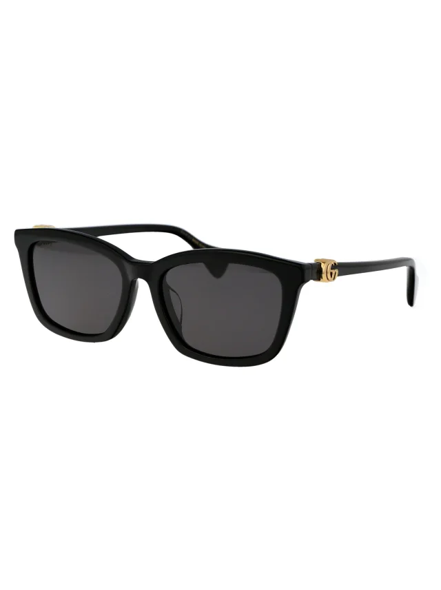 Gucci Gg1596sk Sunglasses — Black Acetate in Black from HEWI, photo 2 of 3