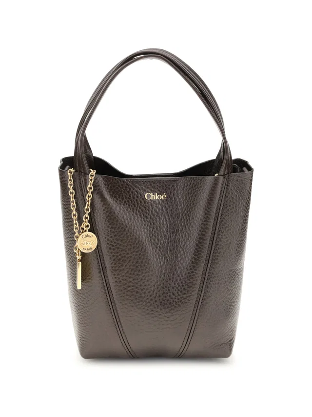 Chloé Shoulder Bag — Brown Calf Leather Bos Taurus in Brown Calfskin from HEWI