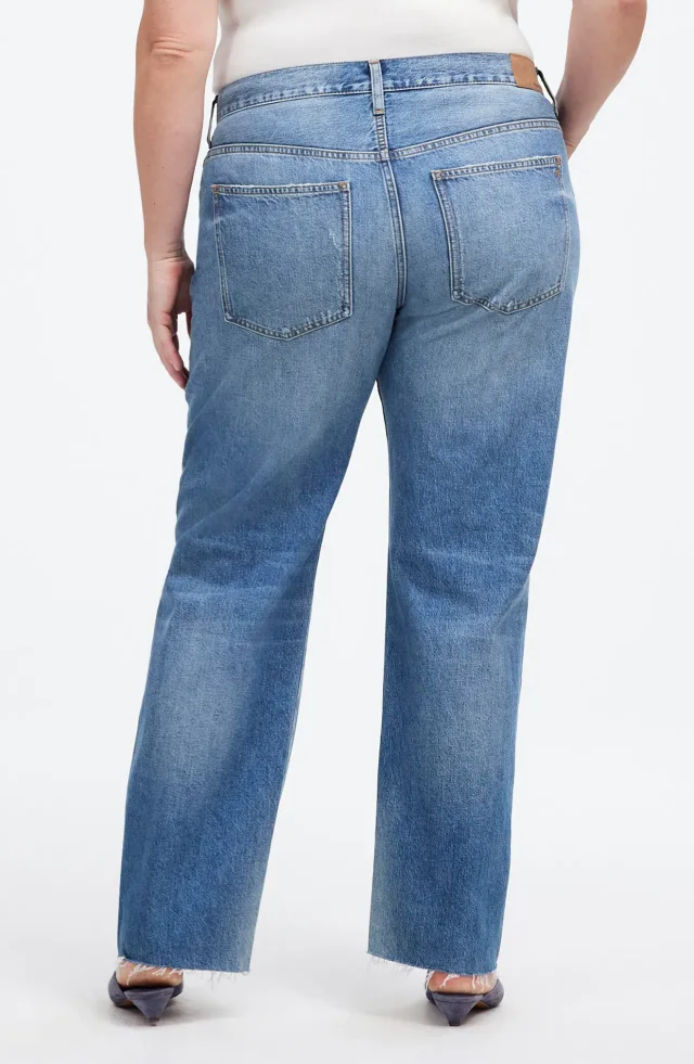 Madewell The Dean Airy Easy Straight Leg Jeans, photo 4 of 11 from Nordstrom Rack