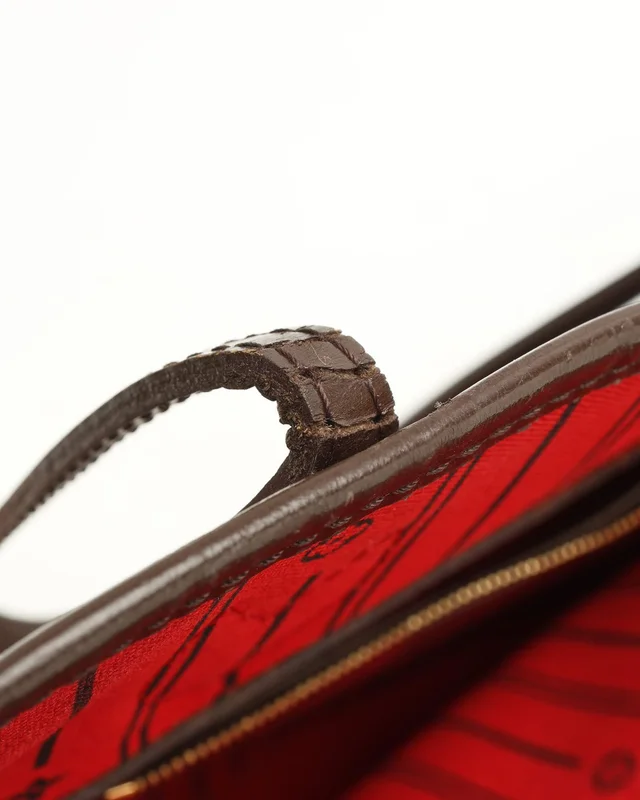 Louis Vuitton Damier Ebene Neverfull MM Tote Bag in Brown Canvas from A Retro Tale, photo 8 of 9
