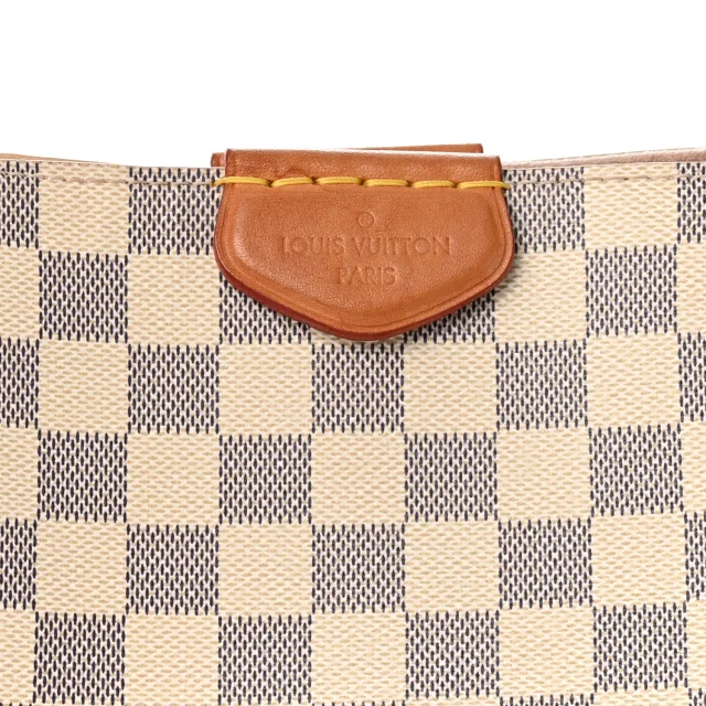 Louis Vuitton Damier Azur Propriano Rose Ballerine in Pink Canvas from FASHIONPHILE, photo 8 of 11