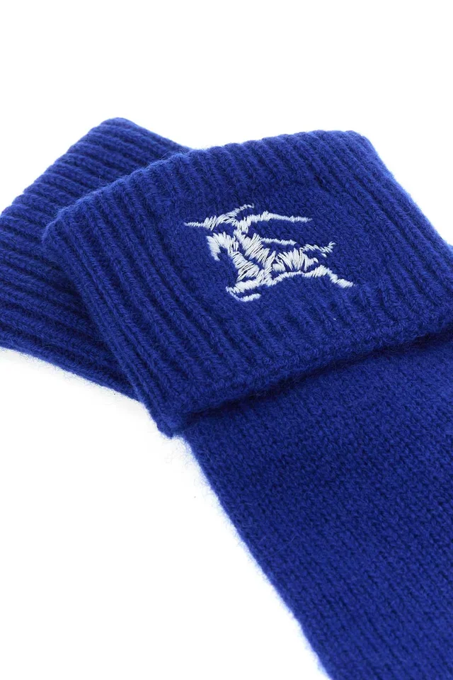 Burberry Cashmere Blend Gloves — Blue Exterior: Nylon in Blue Nylon from HEWI, photo 2 of 2