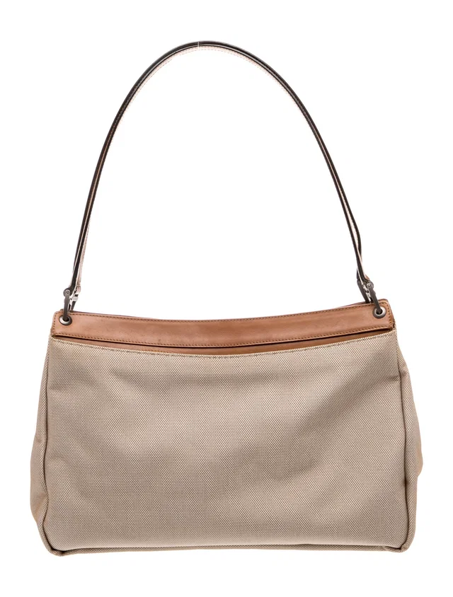 Bally Canvas Shoulder Bag in Canvas from The RealReal