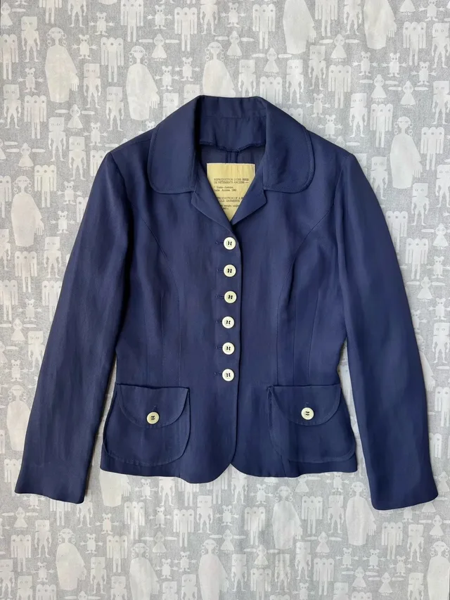 Maison Margiela Vintage Ss95 Replica Lightweight Jacket 40's in blue from Grailed