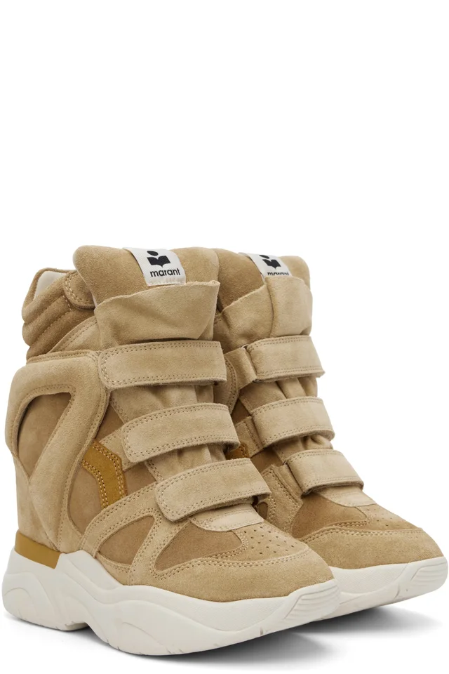 Isabel Marant Tan Balskee Sneakers, photo 4 of 5 from SSENSE