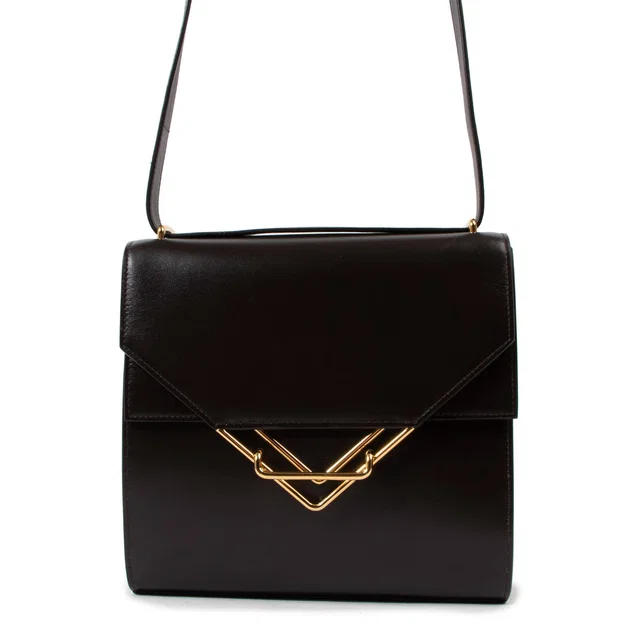 Bottega Veneta Clip Fondant Box Leather Shoulder Bag in Box leather from Labellov